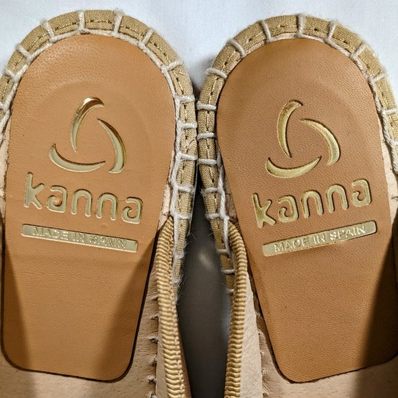 NWT Floral Embroidered Espadrilles with Beaded Embellishments, Kanna Size EU 37 - Picture 12 of 14